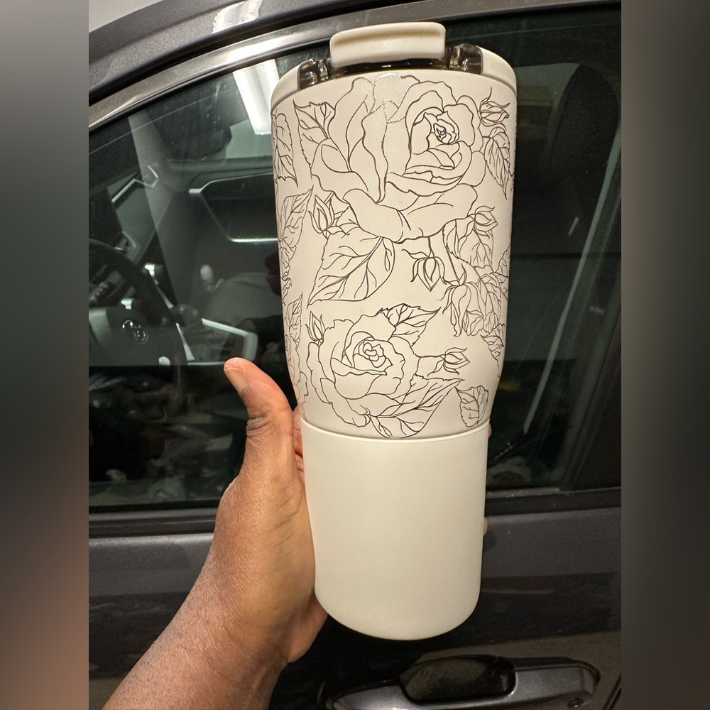 Floral Insulated Tumbler
